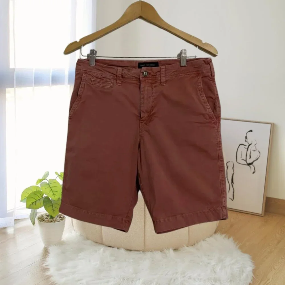 2 for $20 American Eagle Extreme Flex Mens Shorts Size 30 Stretch Comfort Casual - Picture 3 of 16